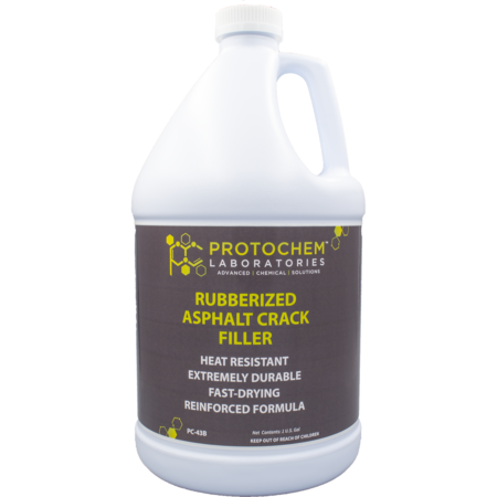 Protochem Laboratories Asphalt Crack Filler - Rubber Base, 1 gal., PK4 PC-43B-1